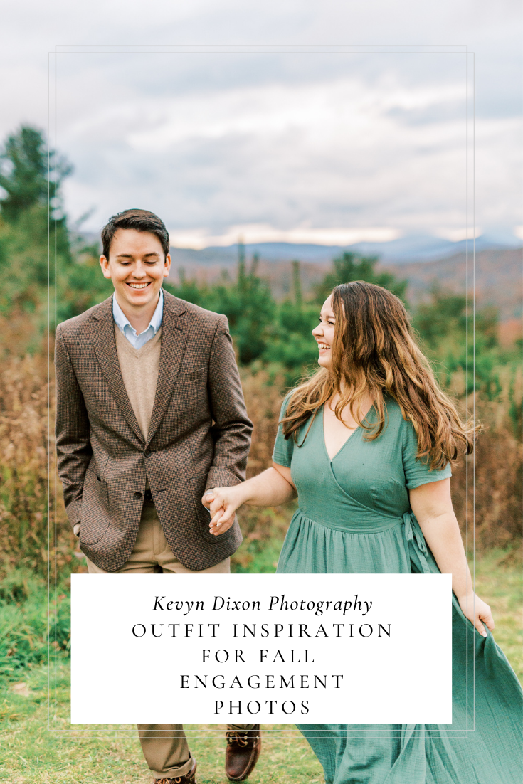 Engagement portraits in Boone NC on Thunder Hill Overlook