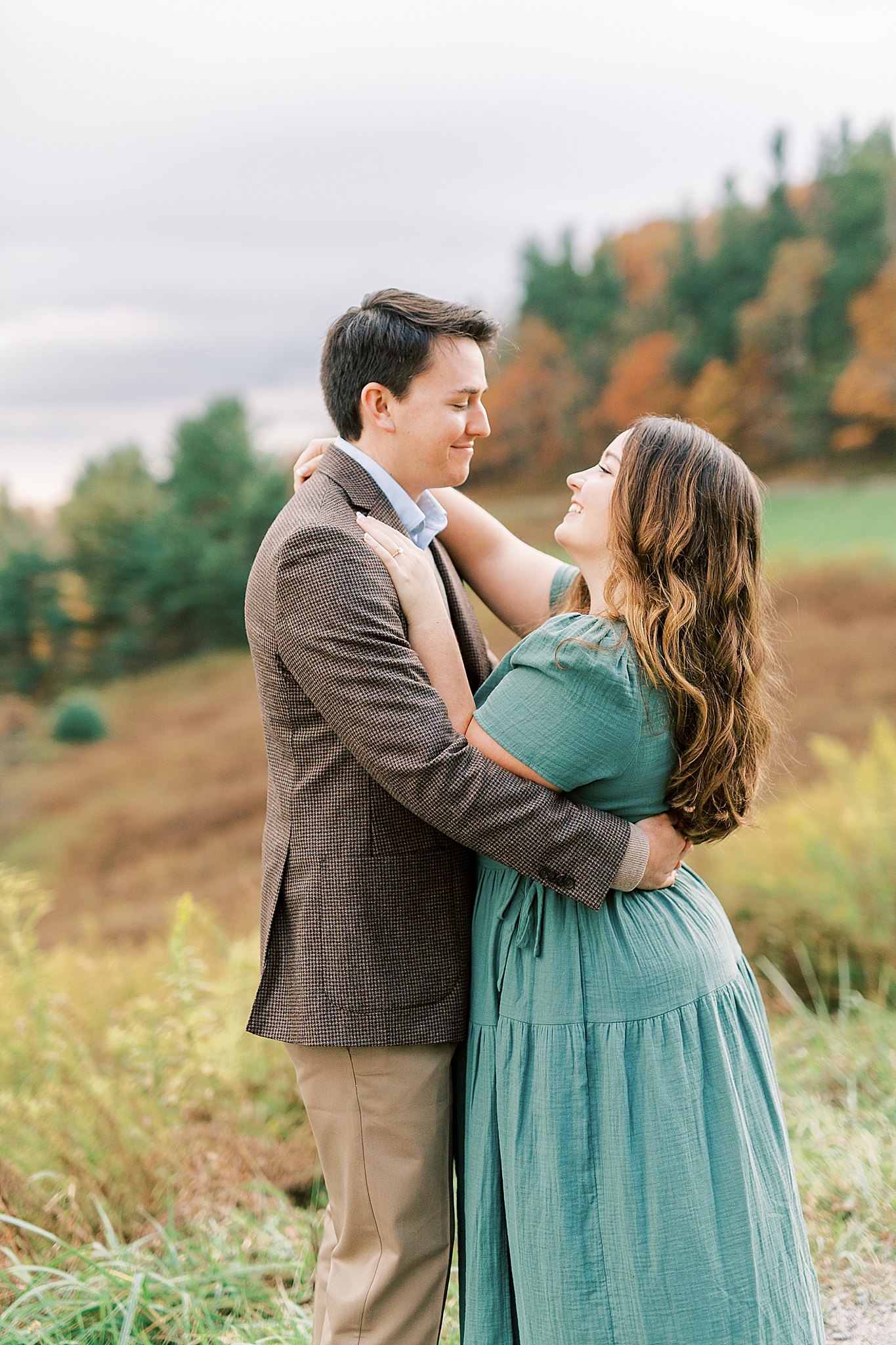 engagement session in Boone NC on Moses Cone Manor
