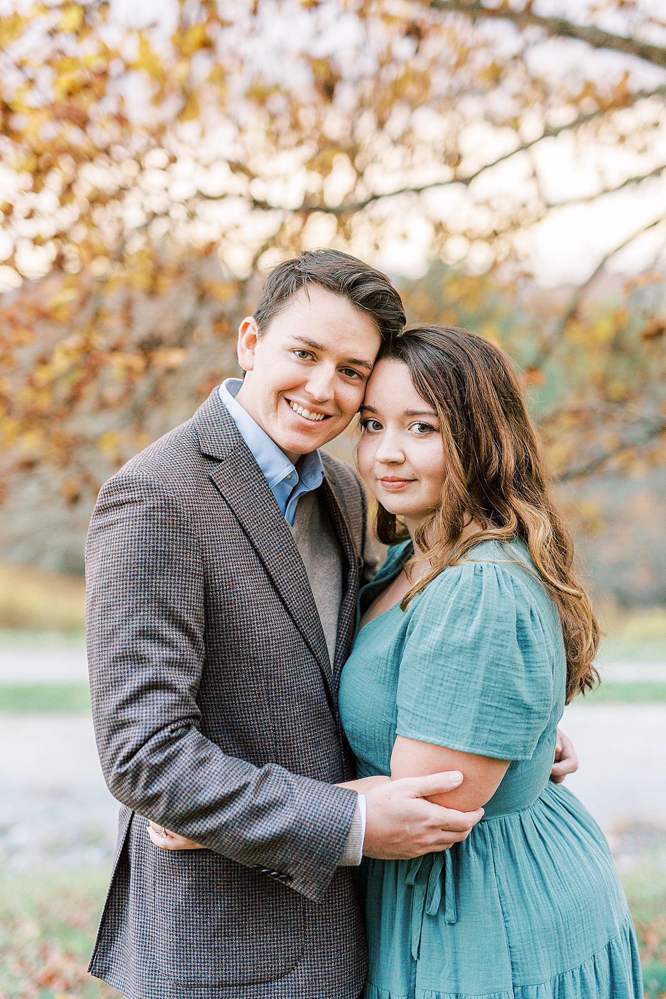 Boone NC engagement photos in the fall