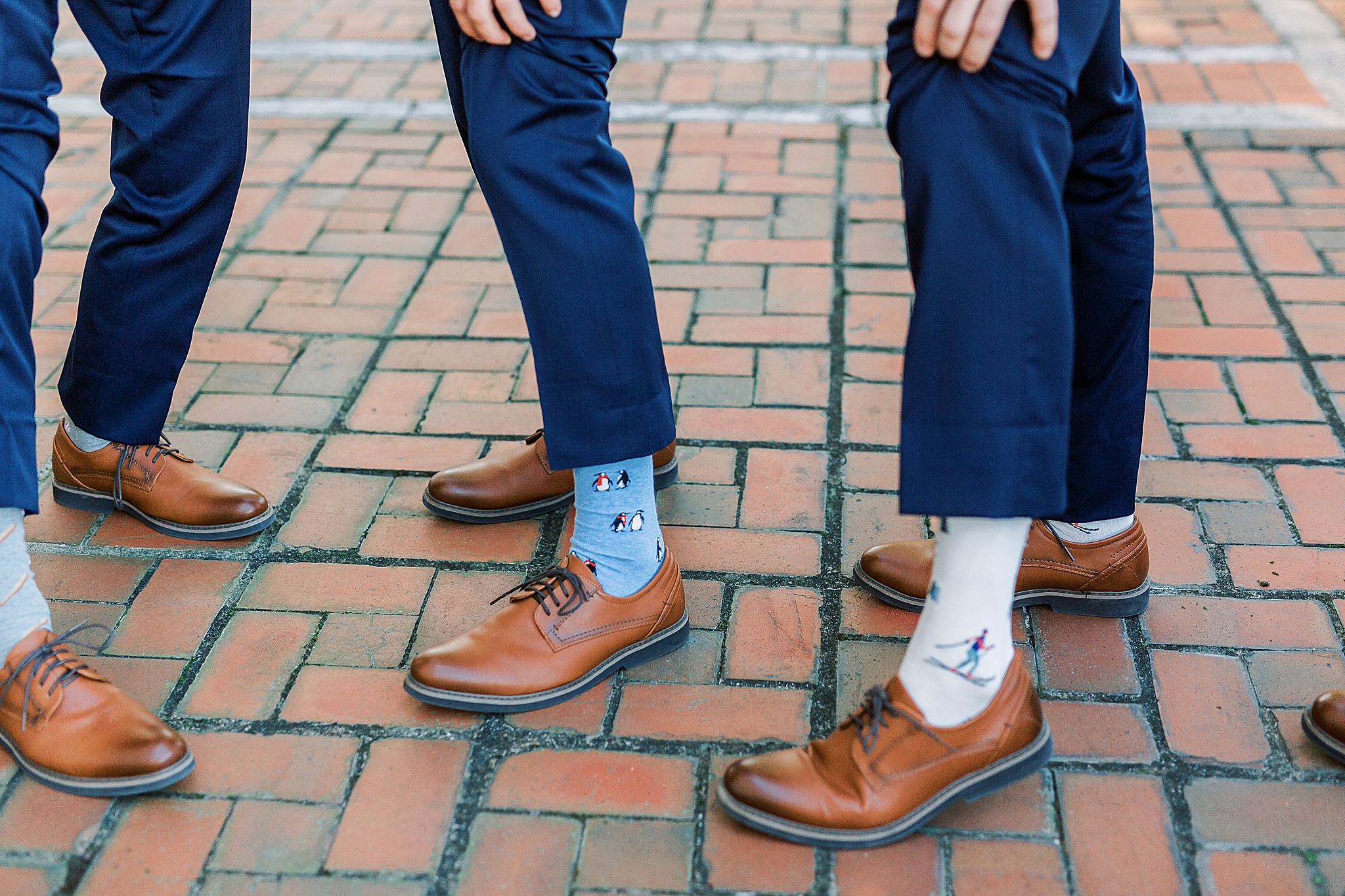 groomsmen custom socks for dinner wedding party