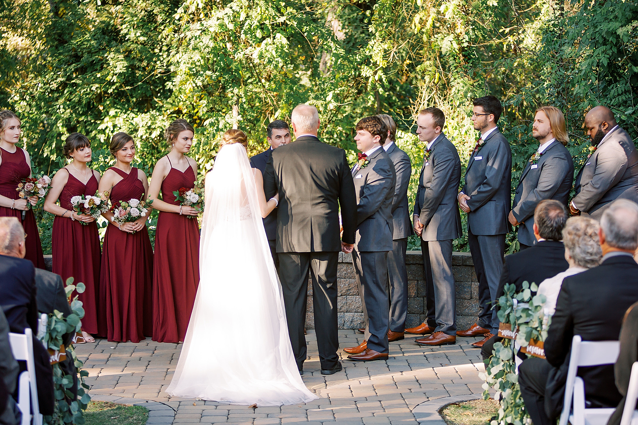 North Carolina wedding ceremony at Ritchie Hill