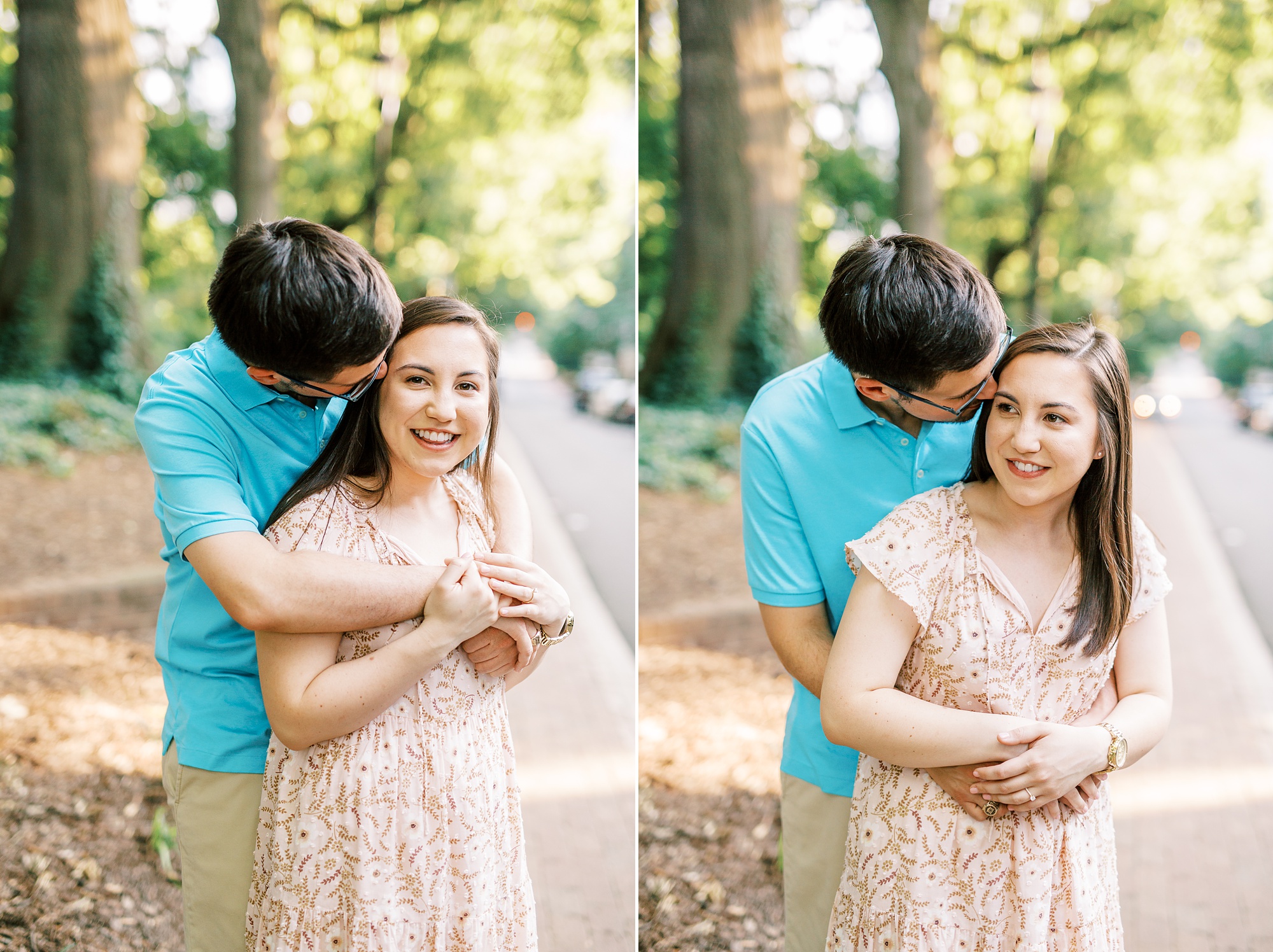 Fourth Ward Park engagement session with Kevyn Dixon Photography