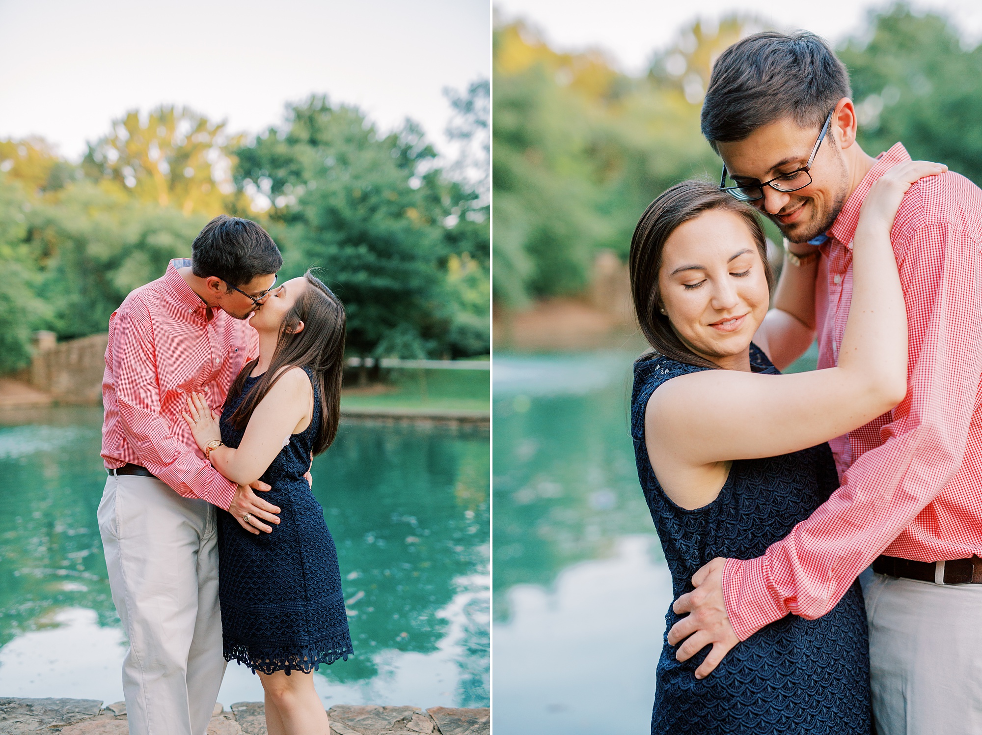 summer engagement session in Freedom Park