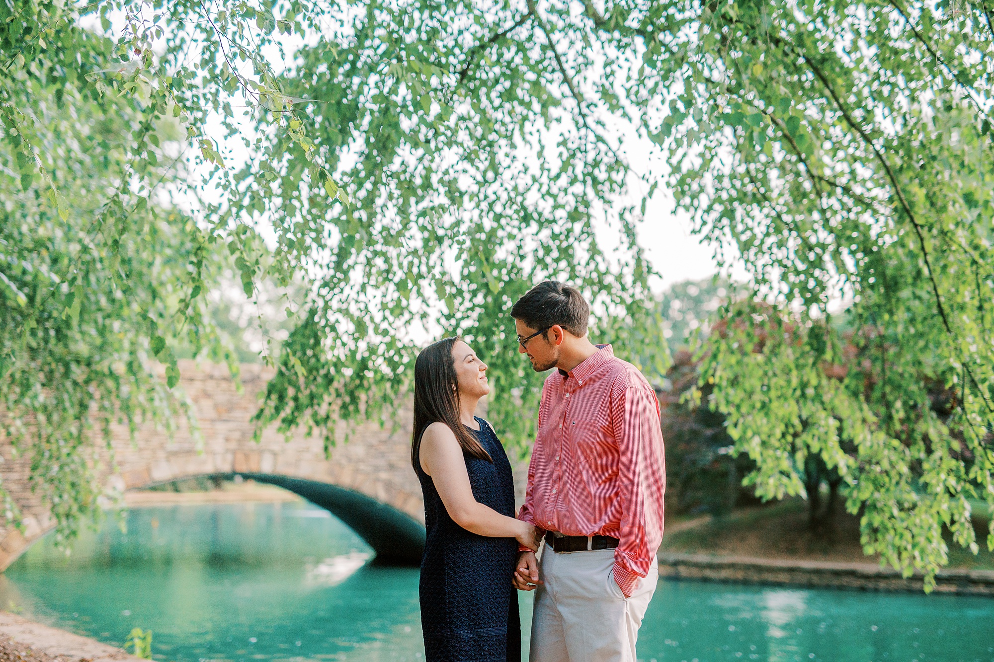 Freedom Park engagement portraits by water