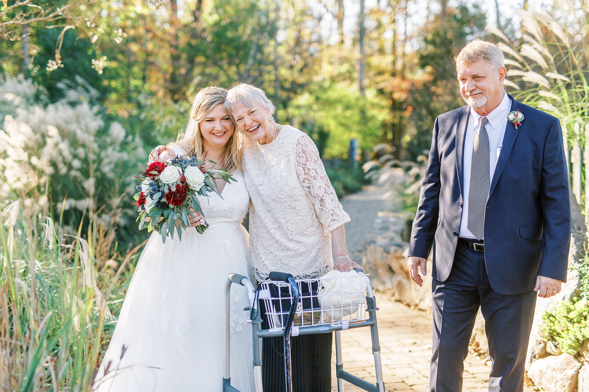 Romantic fall wedding at The Arbors in 2020