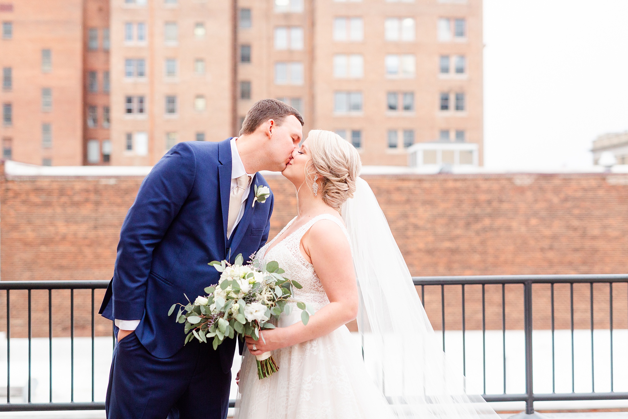 rooftop wedding portraits at the Stockroom at 230