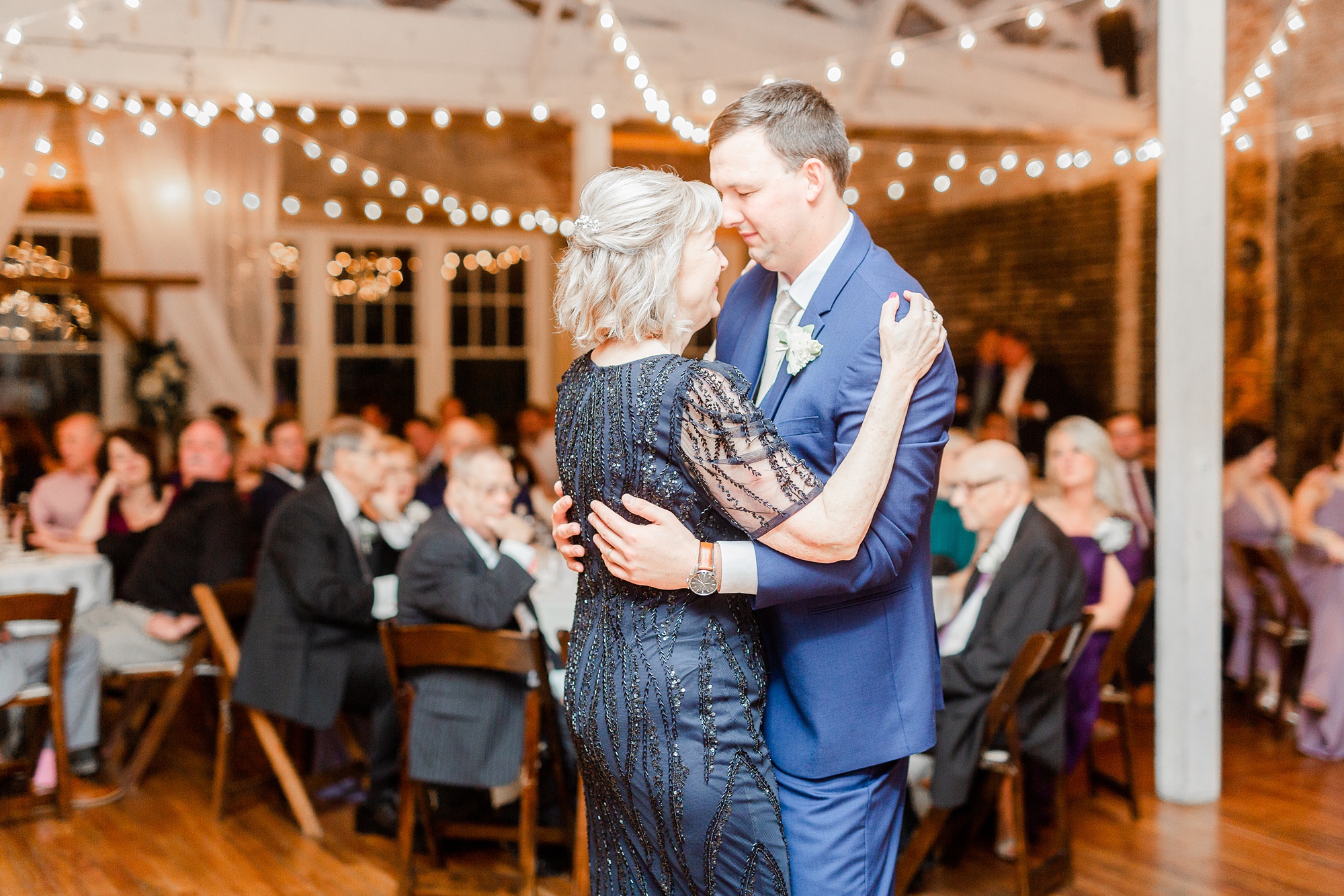 mother-son dance at Raleigh NC wedding reception