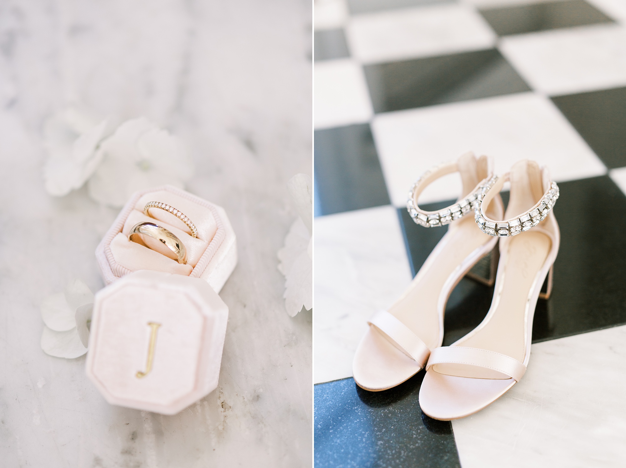 bride's details for fall wedding in Charlotte NC
