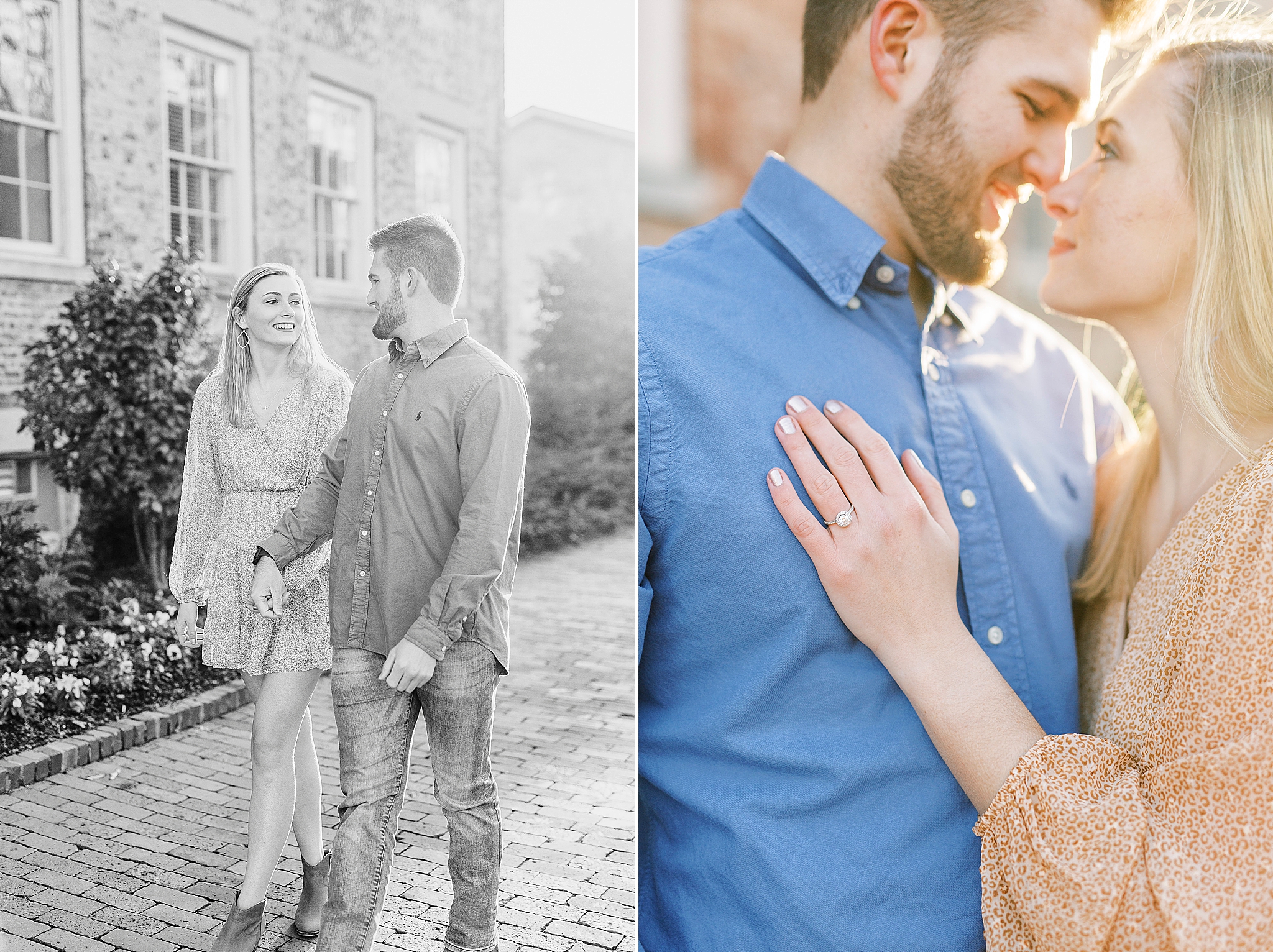 winter Chapel Hill engagement session