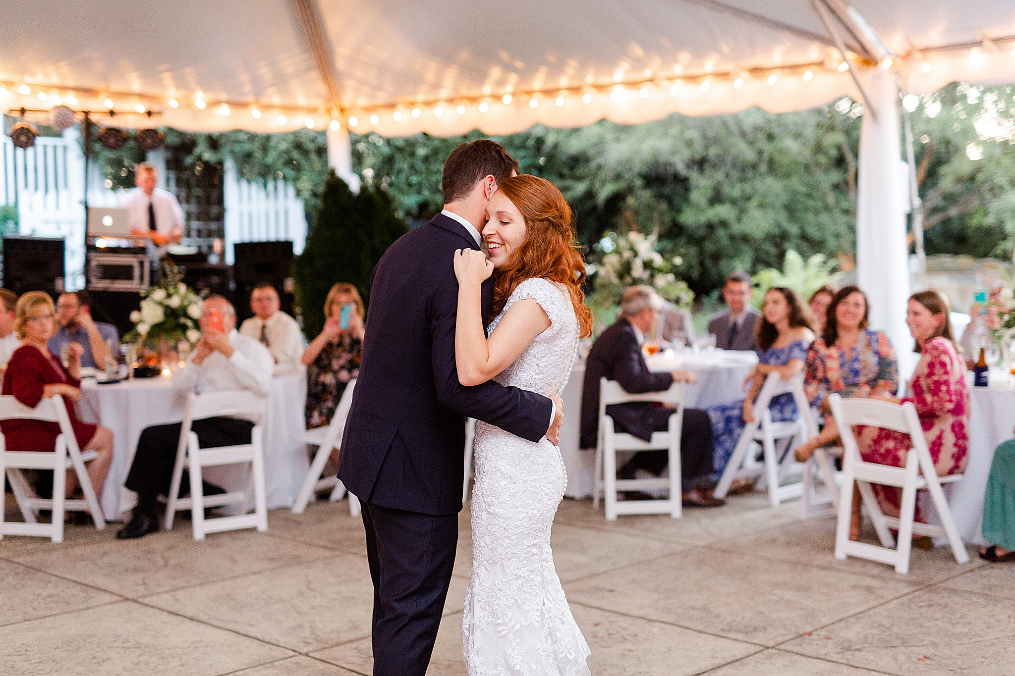 first dance at Lake O' The Woods Plantation wedding reception