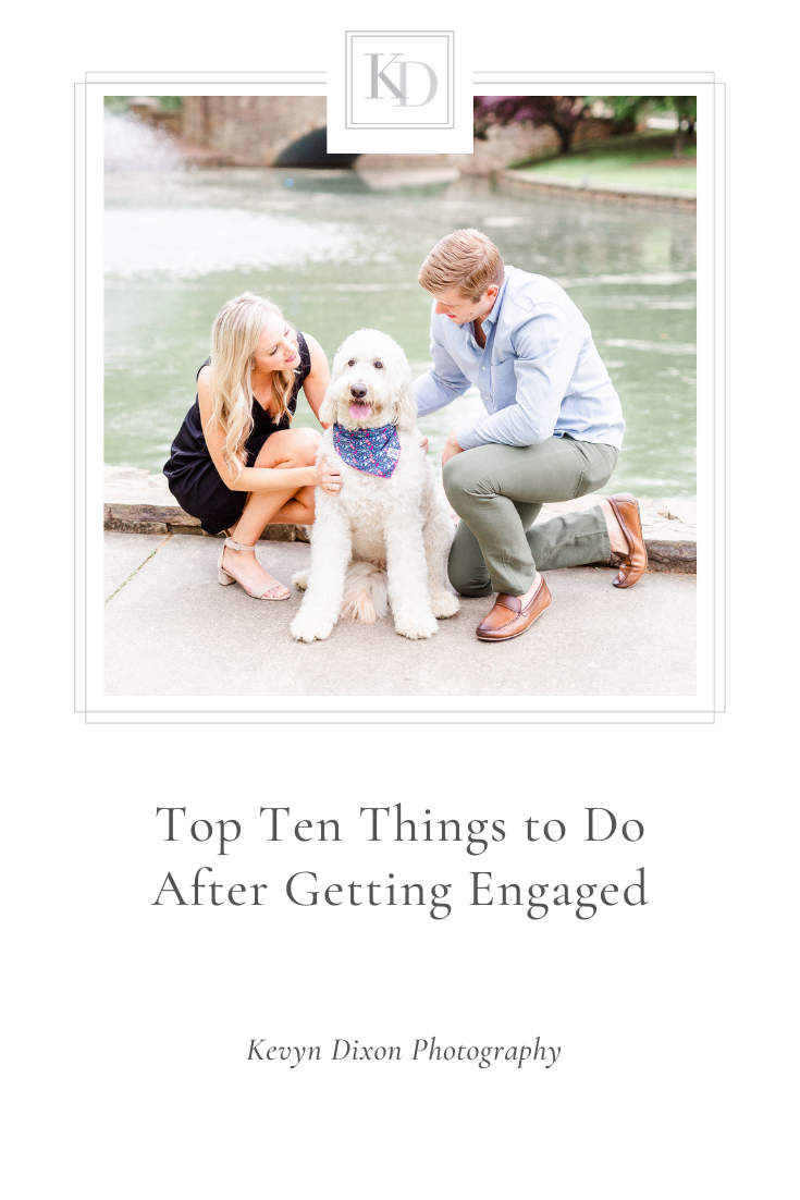 What to do after you get engaged shared by NC wedding photographer Kevyn Dixon Photography 