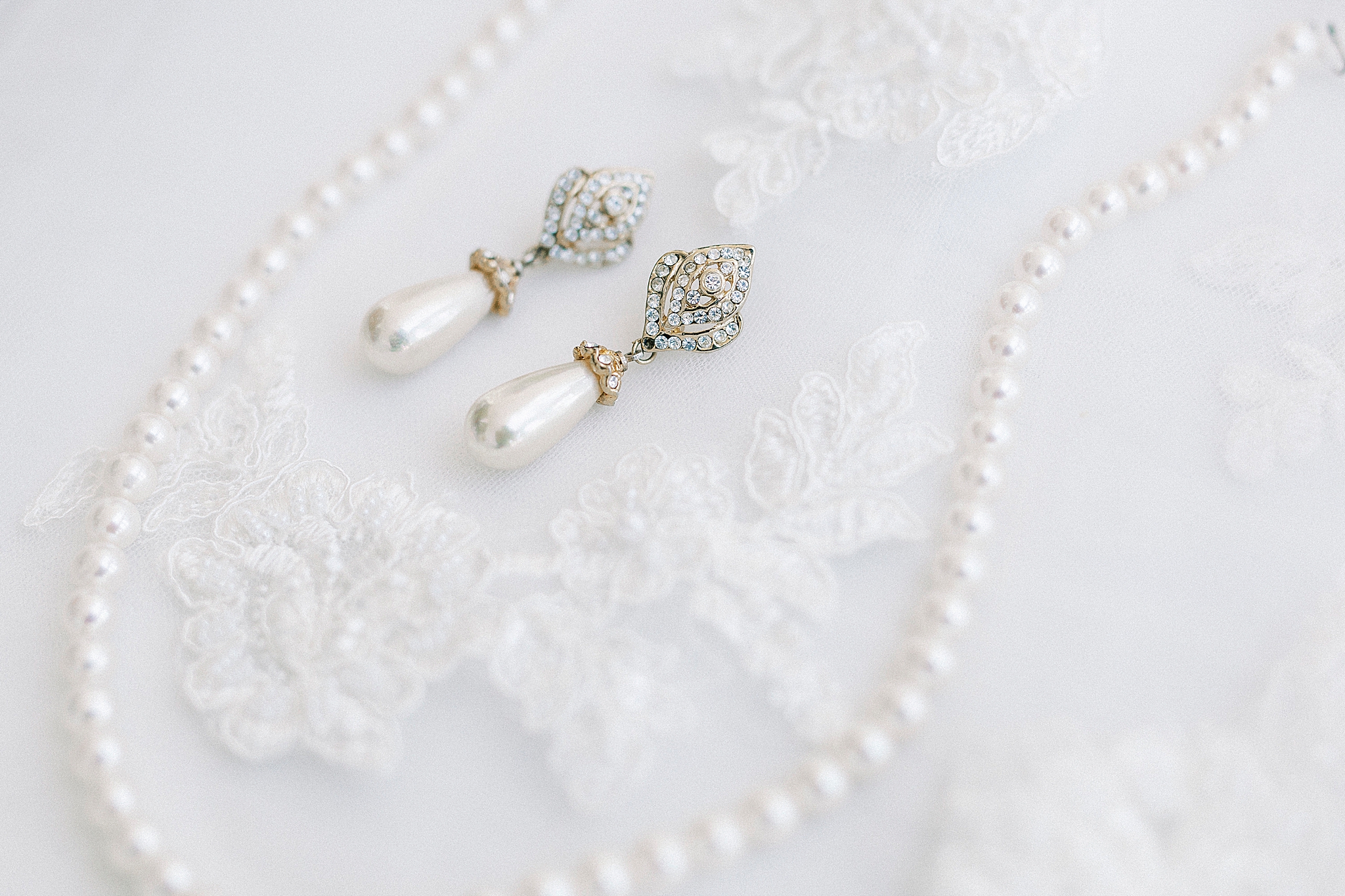 bride's classic heirloom jewelry for NC wedding