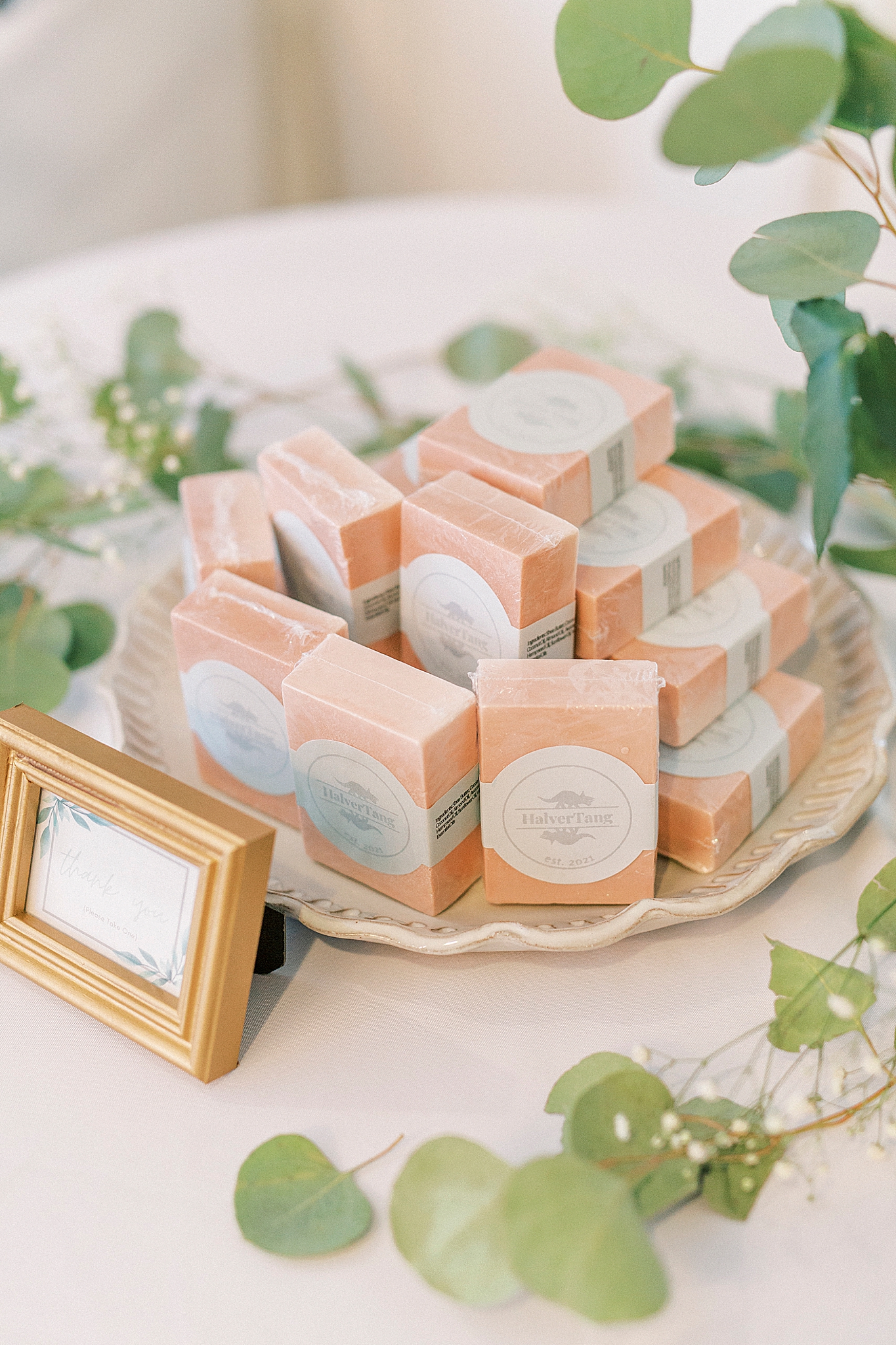 soap favors for NC wedding day