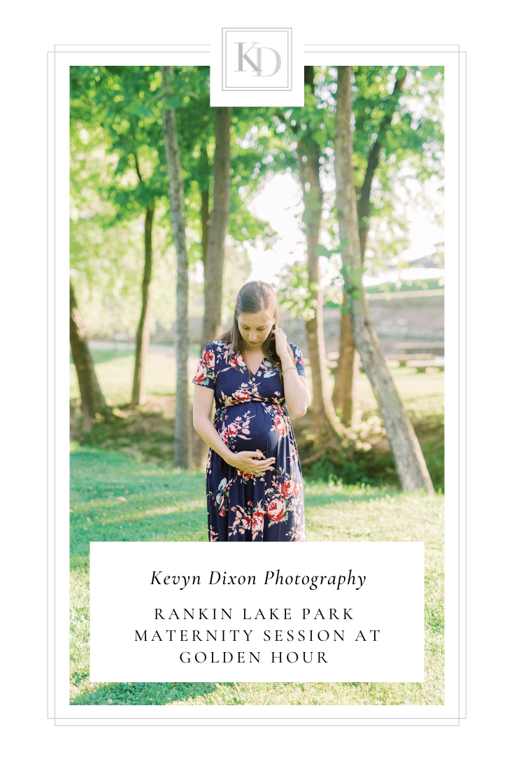 Rankin Lake Park maternity session in Gastonia NC
