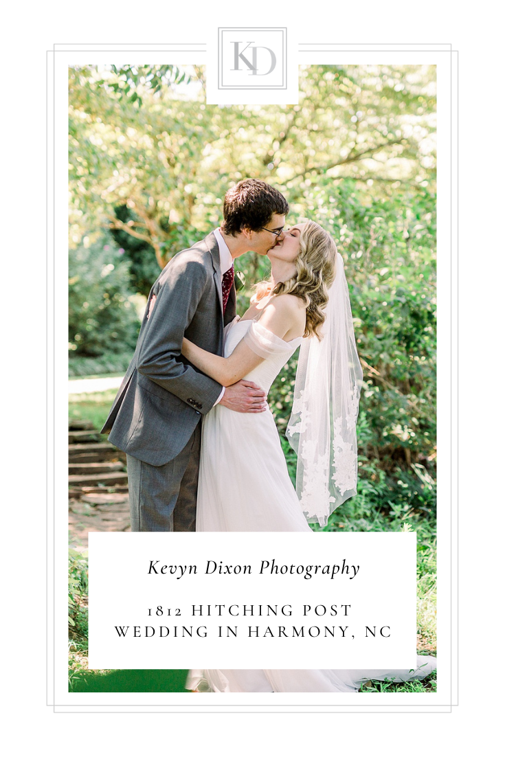 1812 Hitching post wedding day photographed by Kevyn Dixon Photography