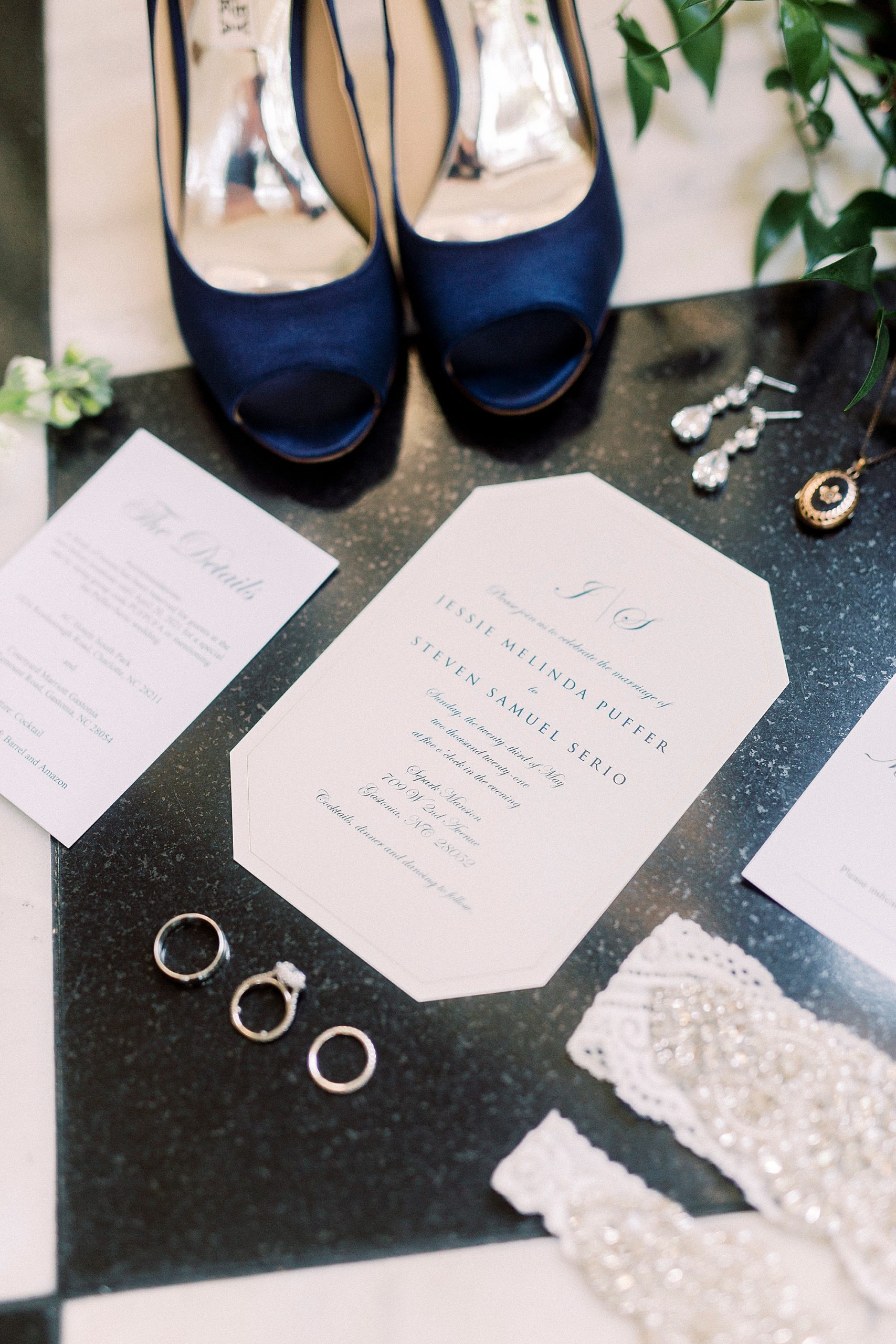 invitation suite for wedding day at Separk Mansion
