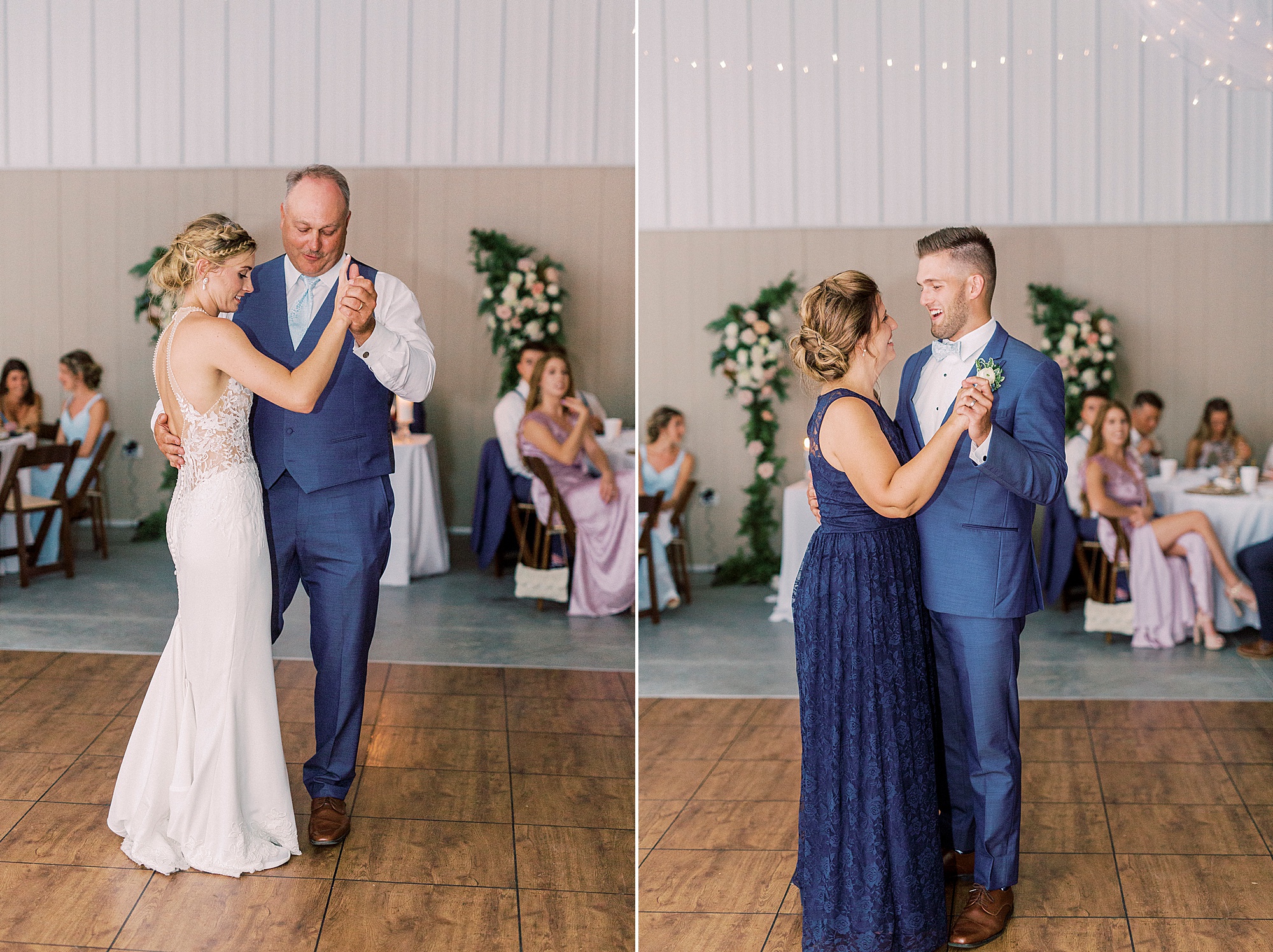 parent dances during NC wedding reception