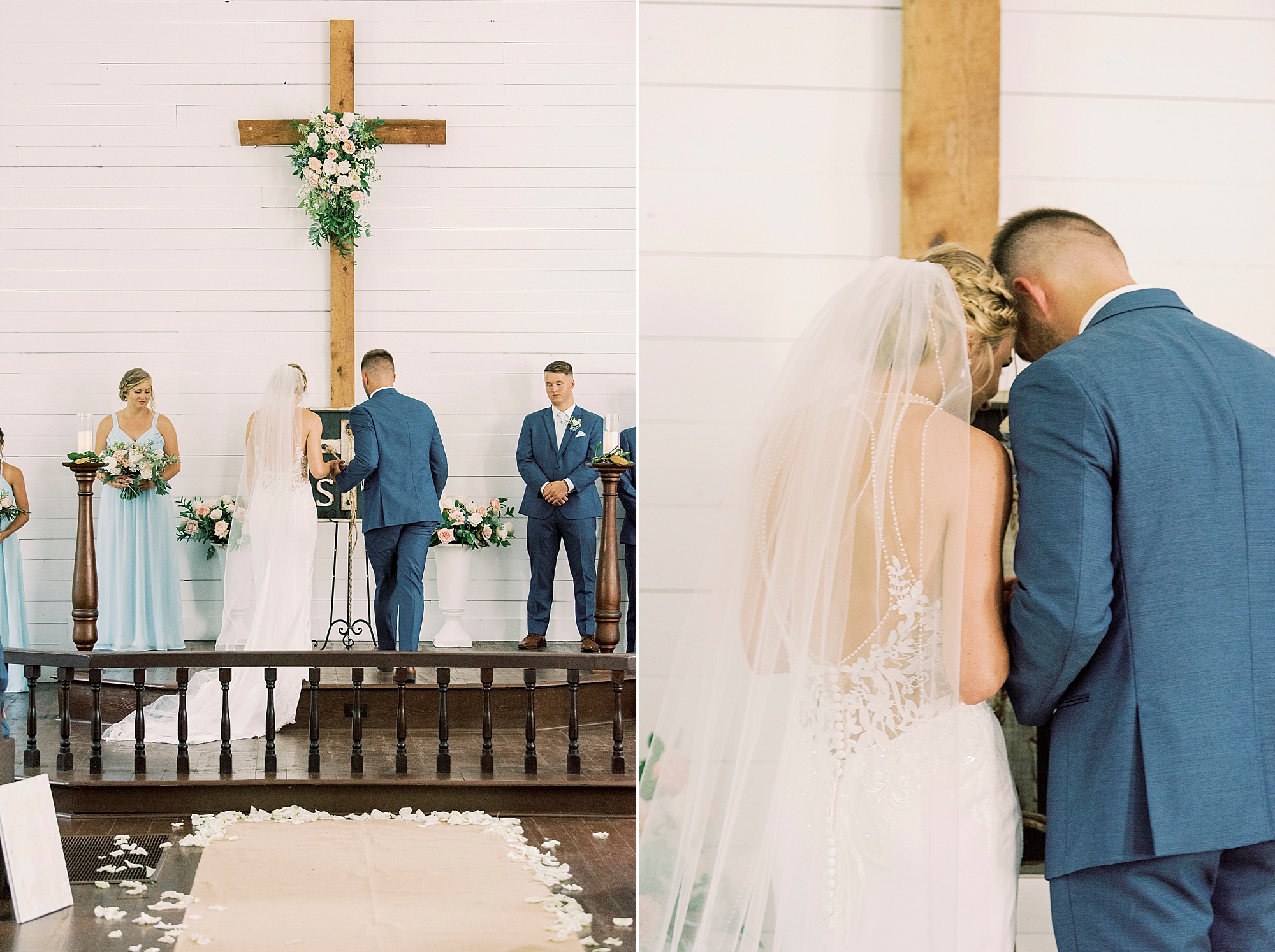traditional church wedding in Winston-Salem NC