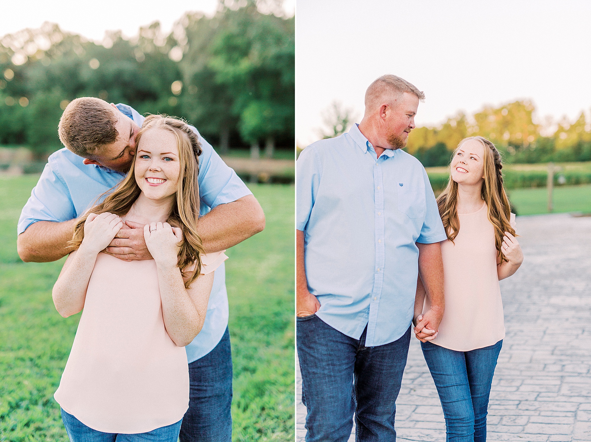 sunset Sunset Farm engagement session for couple in the fall