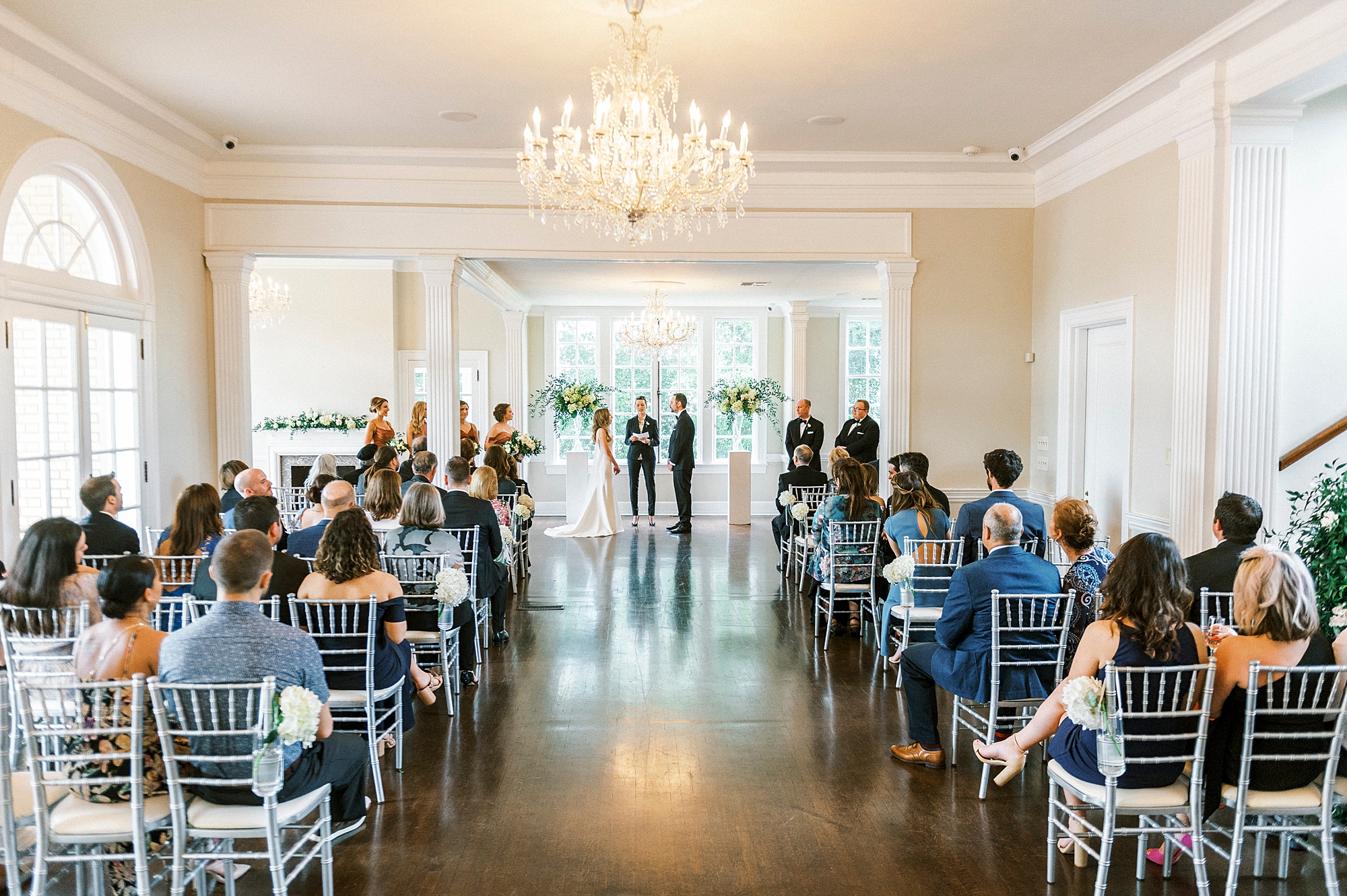 Separk Mansion wedding ceremony indoors