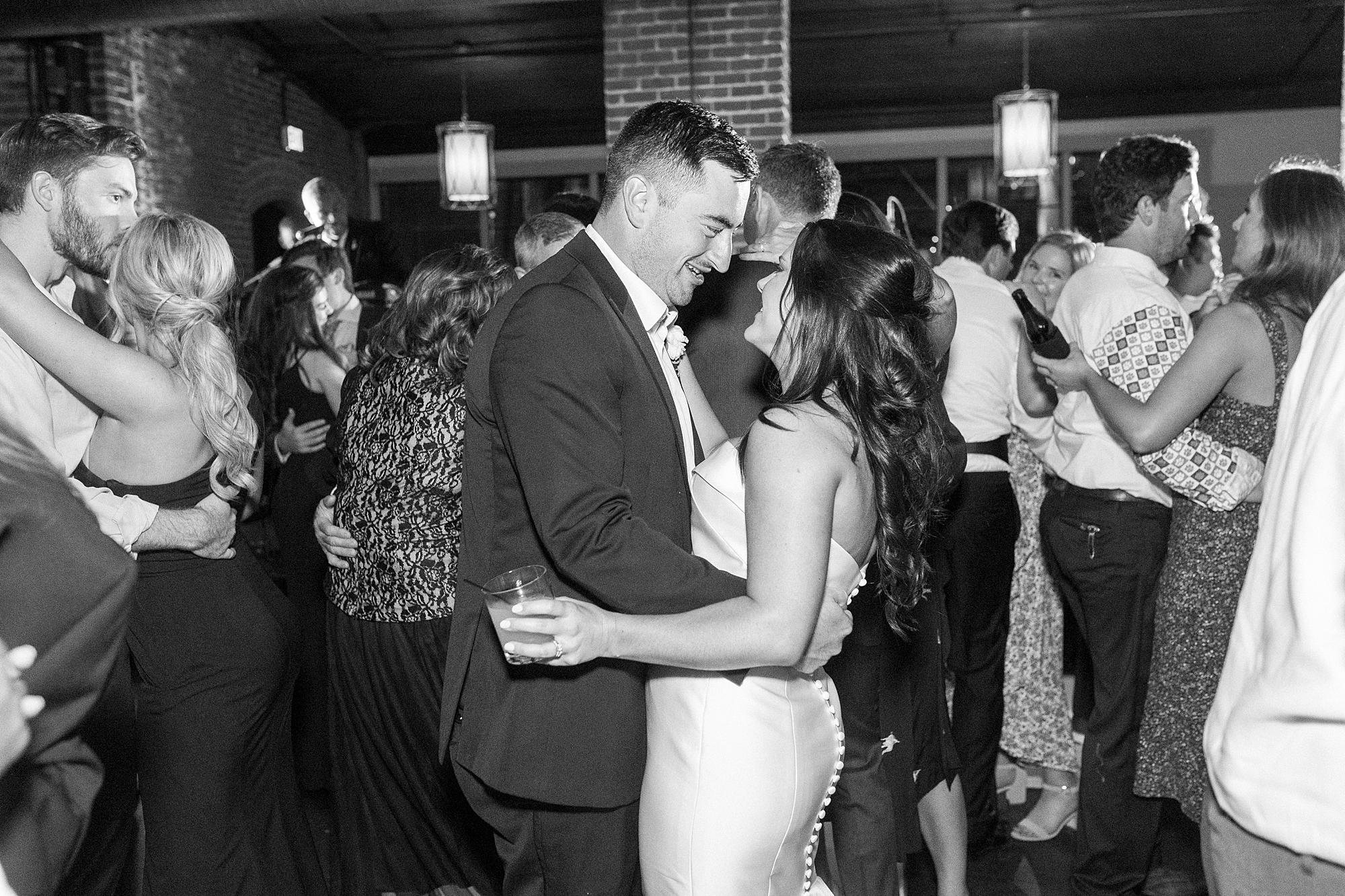 couple has first dance at Byron's South End