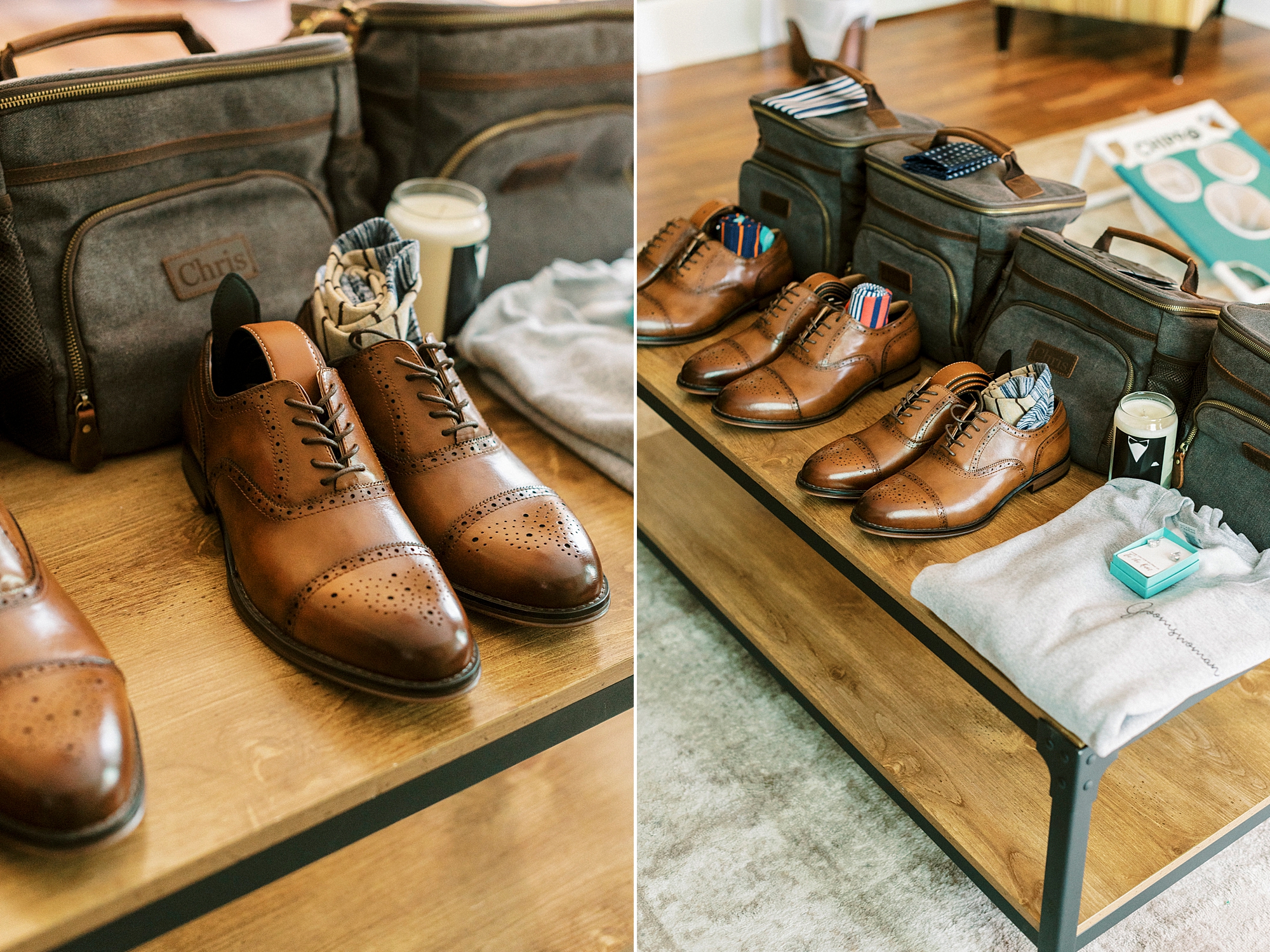 groom and groomsmen's shoes for wedding at Separk Mansion