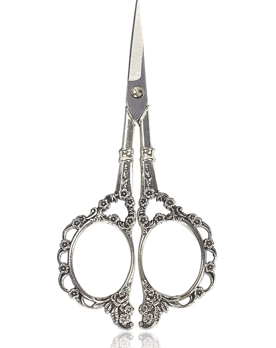 vintage scissors for detail styling kit for wedding photographers