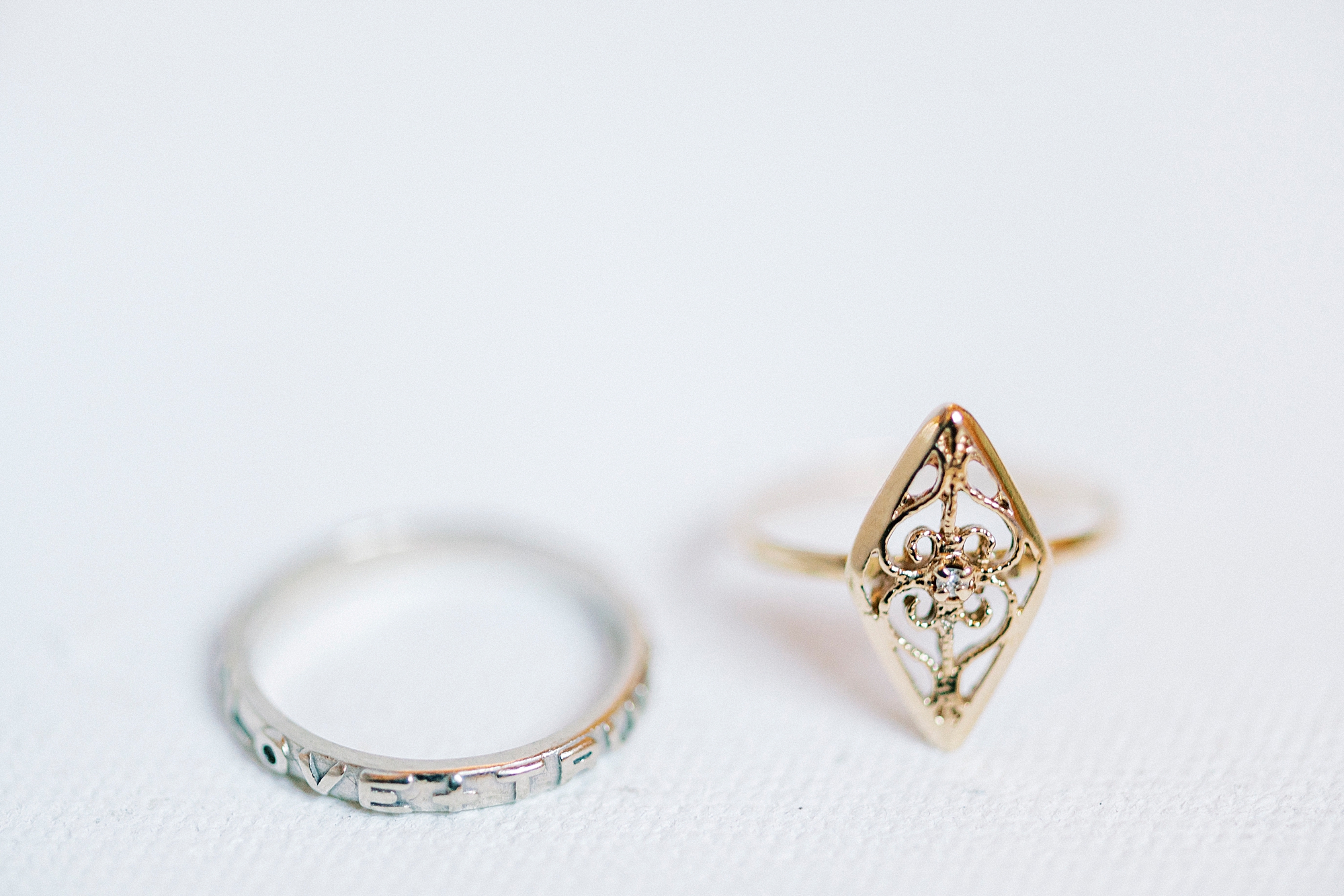 diamond wedding and and custom engagement ring 