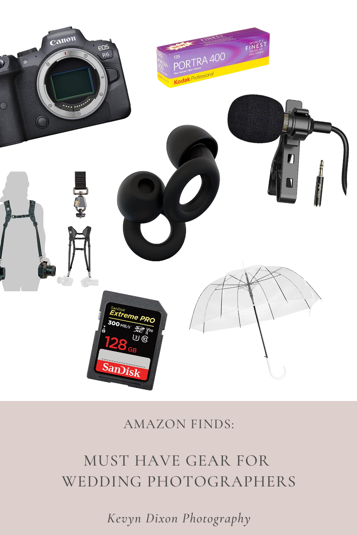 NC wedding photographer Kevyn Dixon shares her favorite Amazon finds for photographers 