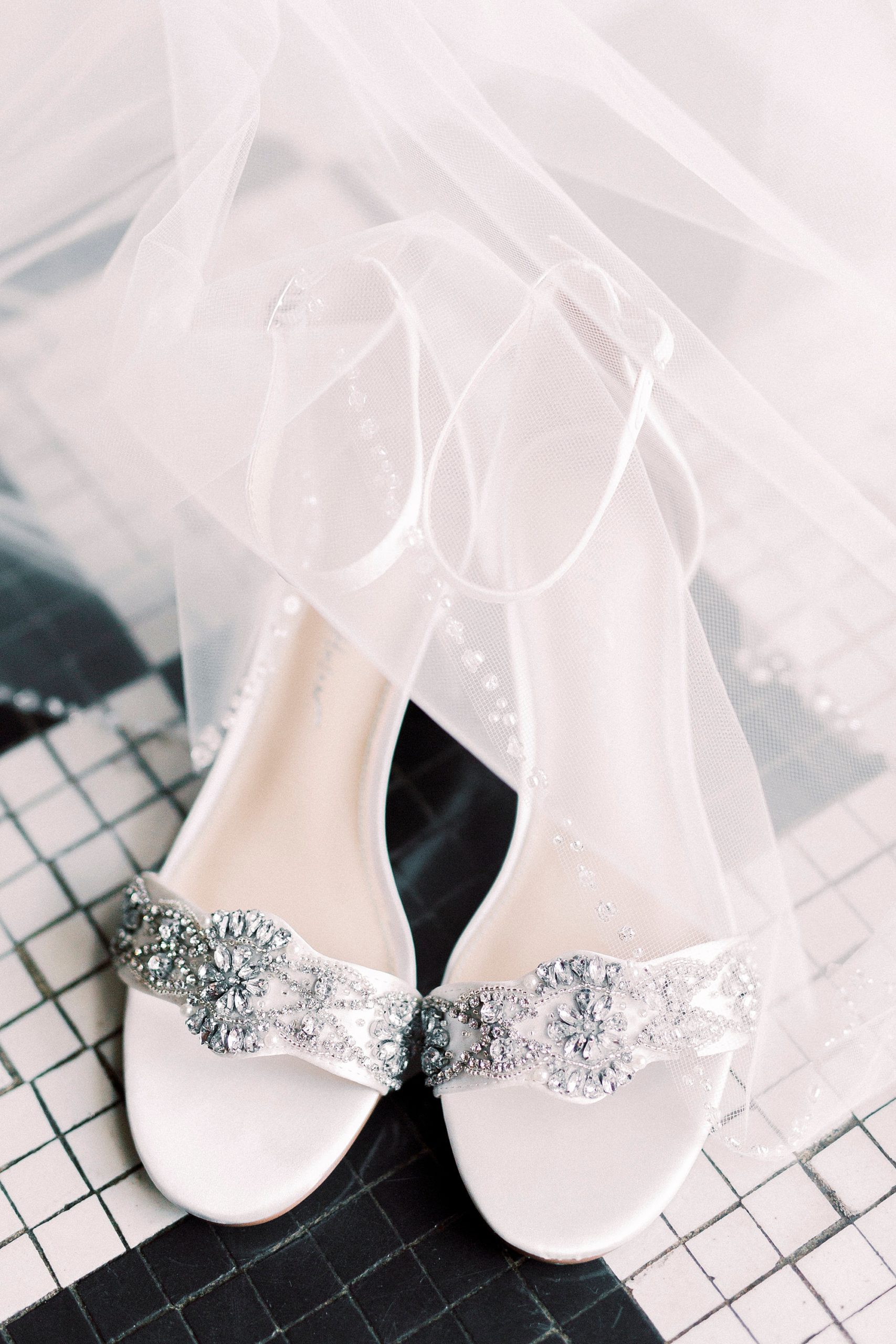 wedding shoes with jewel details