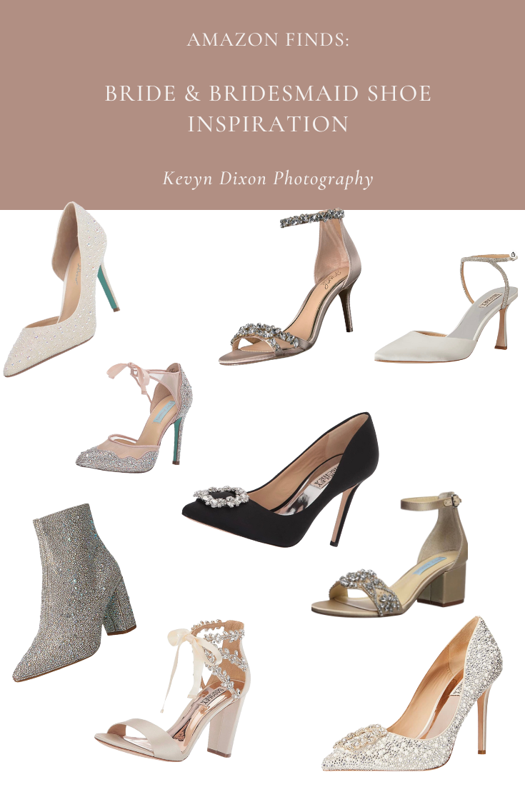 Wedding Shoes for Brides: wedding photographer Kevyn Dixon shares her favorite bridal shoe inspiration from Amazon