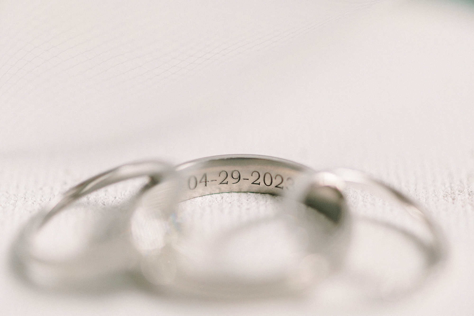 wedding rings with engraving inside band