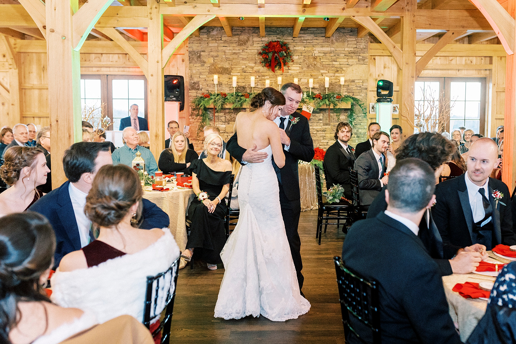 bride dances with brother during wedding day at Chickadee Hill Farms