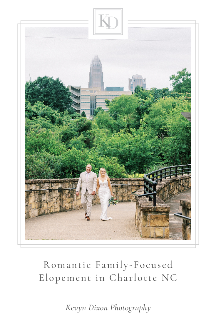 Intimate Uptown Charlotte Wedding at St. Mary's Chapel with steakhouse reception photographed by Kevyn Dixon Photography