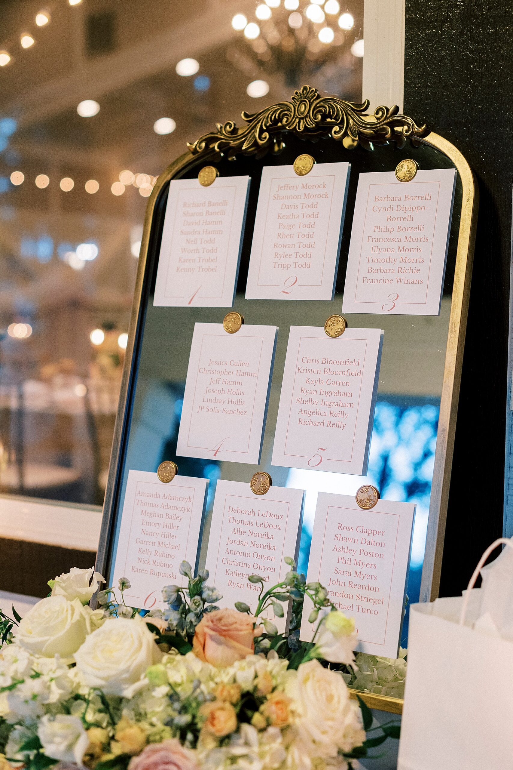 wedding seating chart